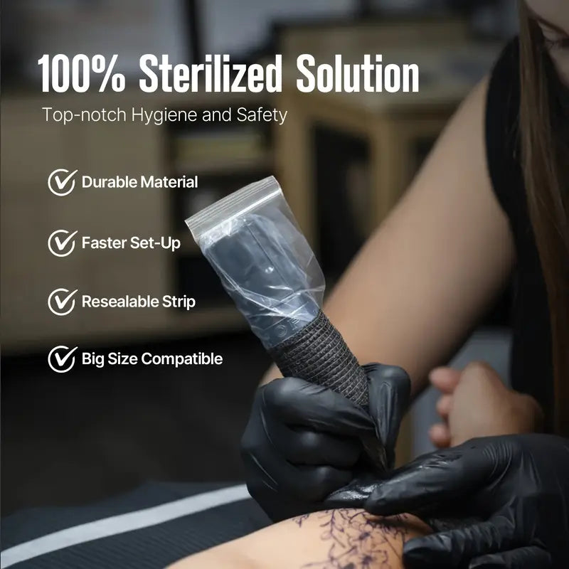 Black Tattoo Machine Covers