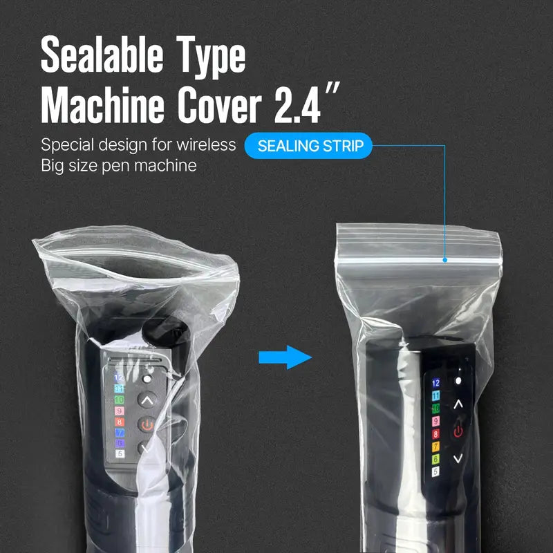 Black Tattoo Machine Covers – 300pcs.