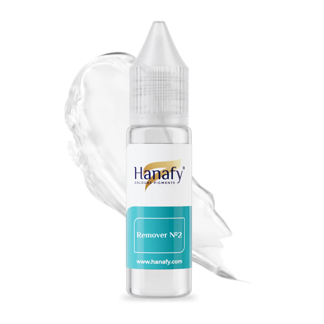 Hanafy Remover No.2 bottle with a white cap on a white background