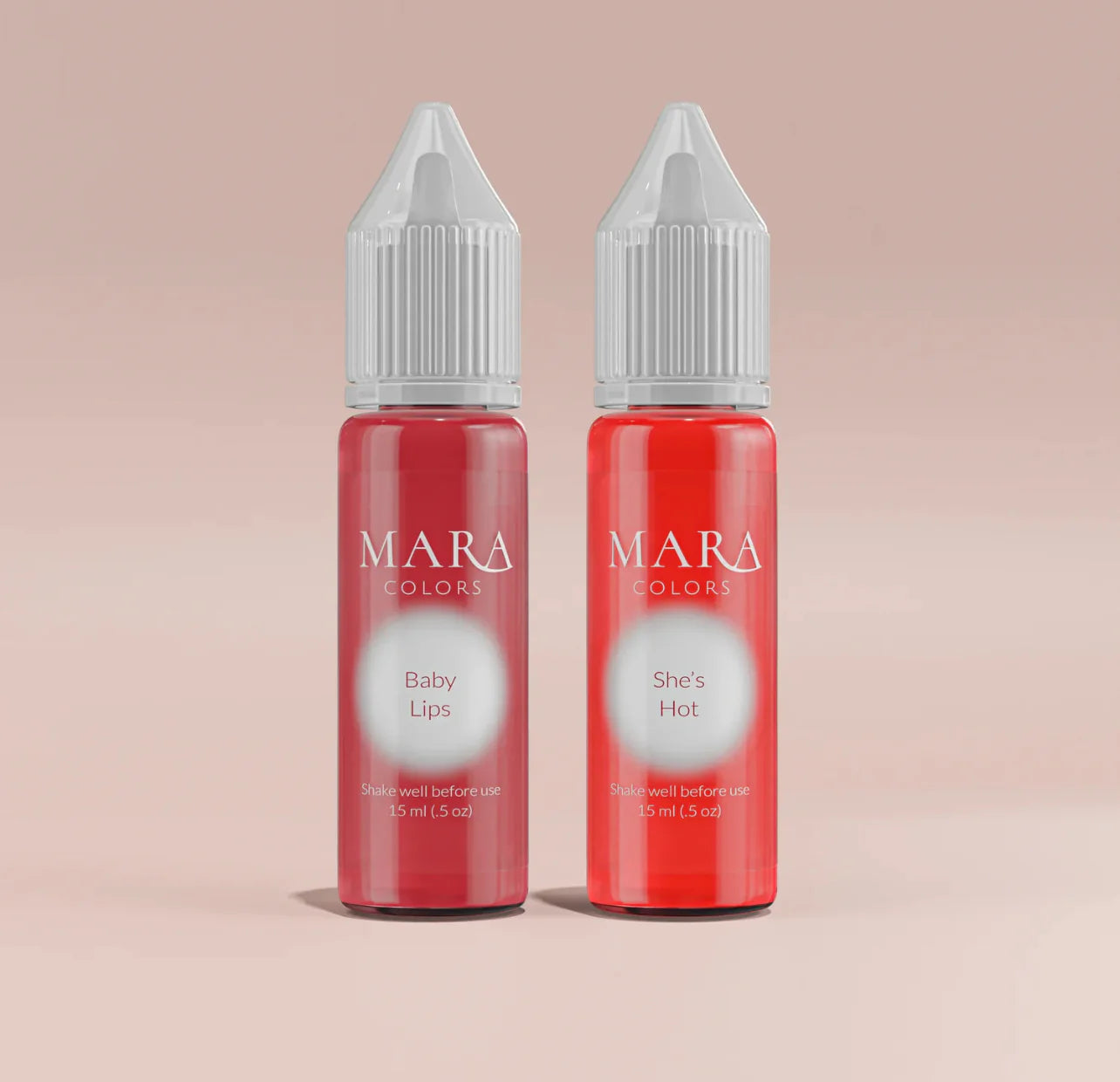 Mara Pro Neutral Lip Pigment Set 2 x 15ml