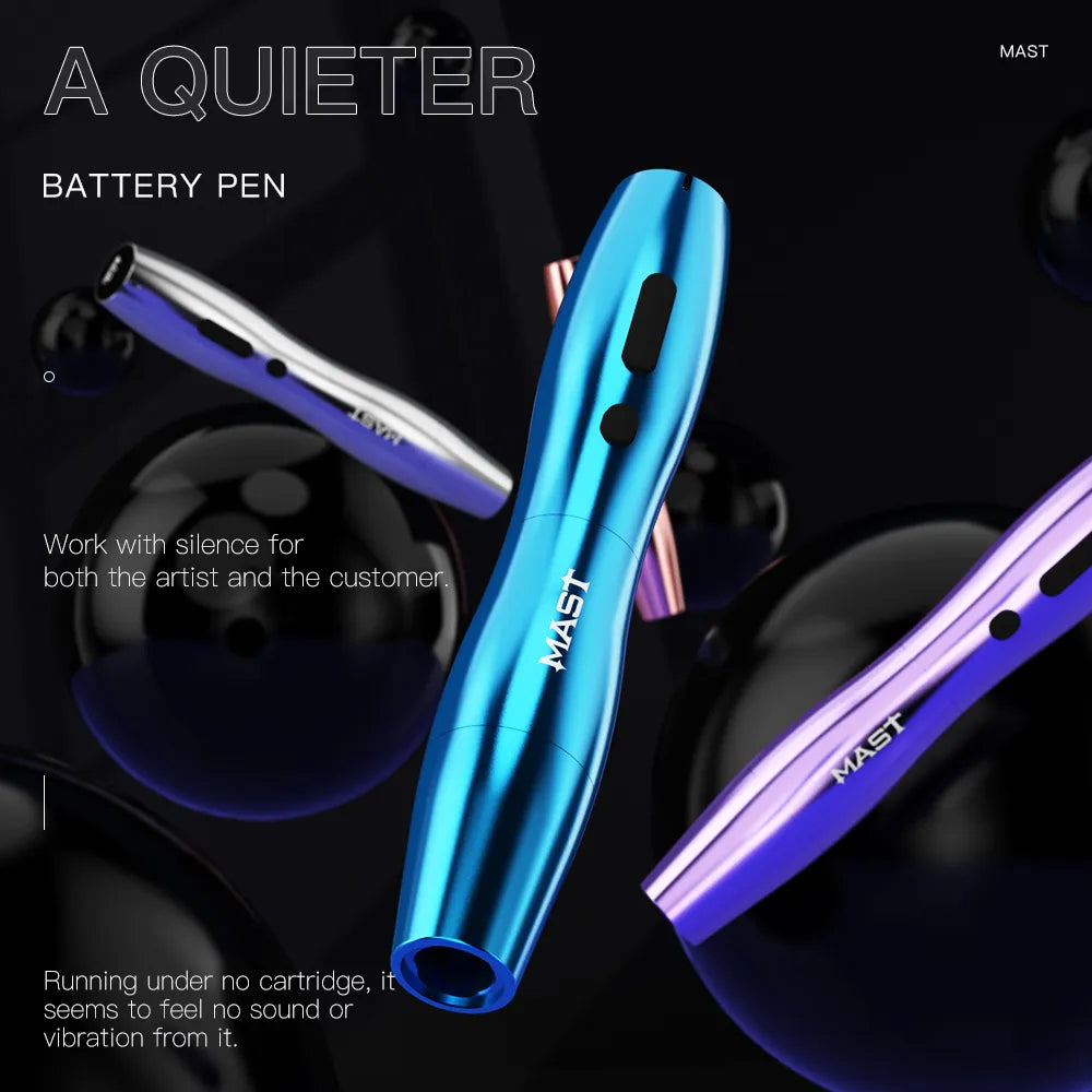 Mast P20 Permanent Beauty Wireless Pen Machine With 2.5MM Stroke -blue