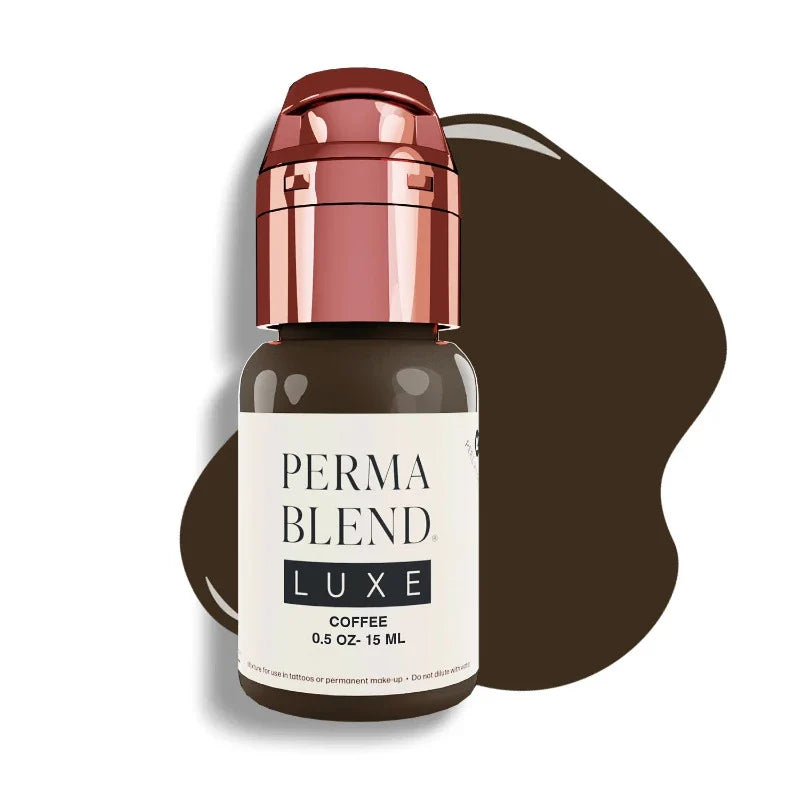 Perma Blend Luxe Coffee 15ml - mid-brown tattoo pigment