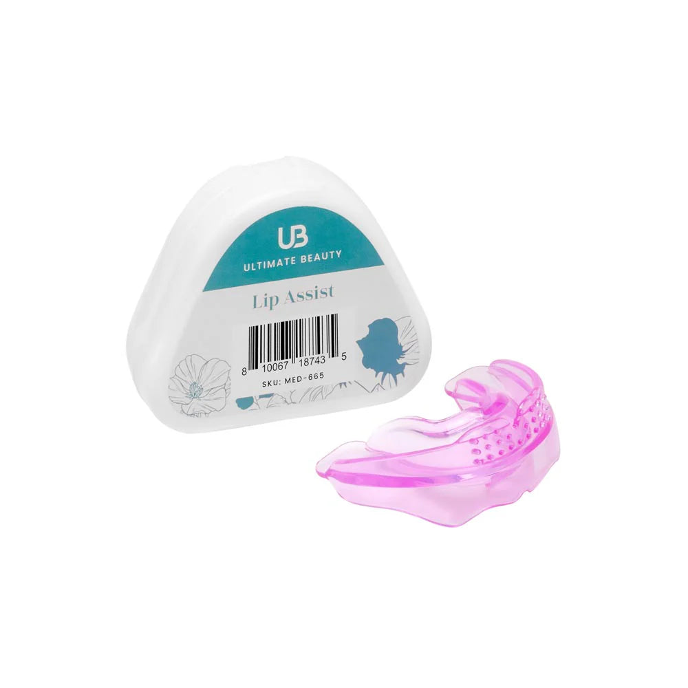 Ultimate Beauty Lip Assist mouthguard for lip blushing— Pink