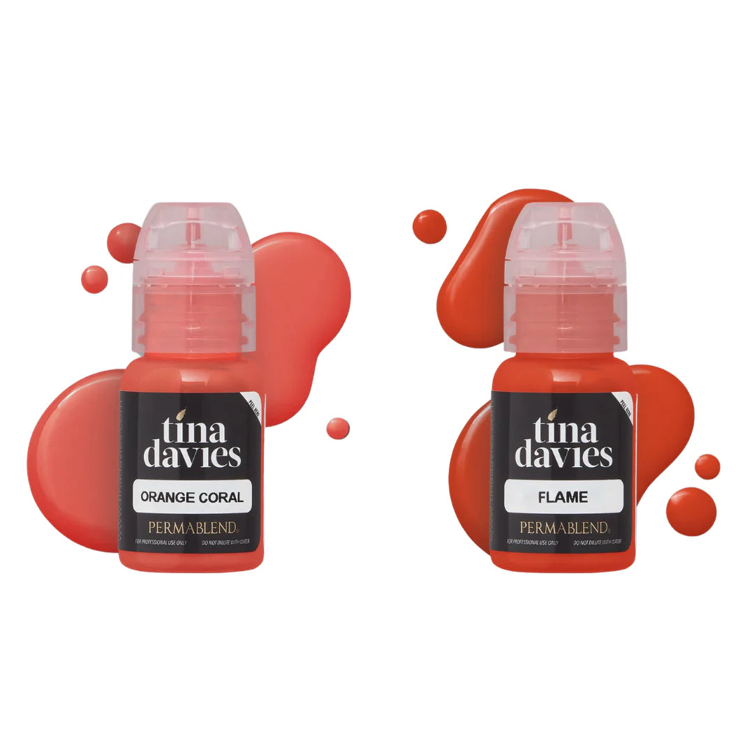 Tina Davies I Love Ink LUST - lip pigments and blush stains set