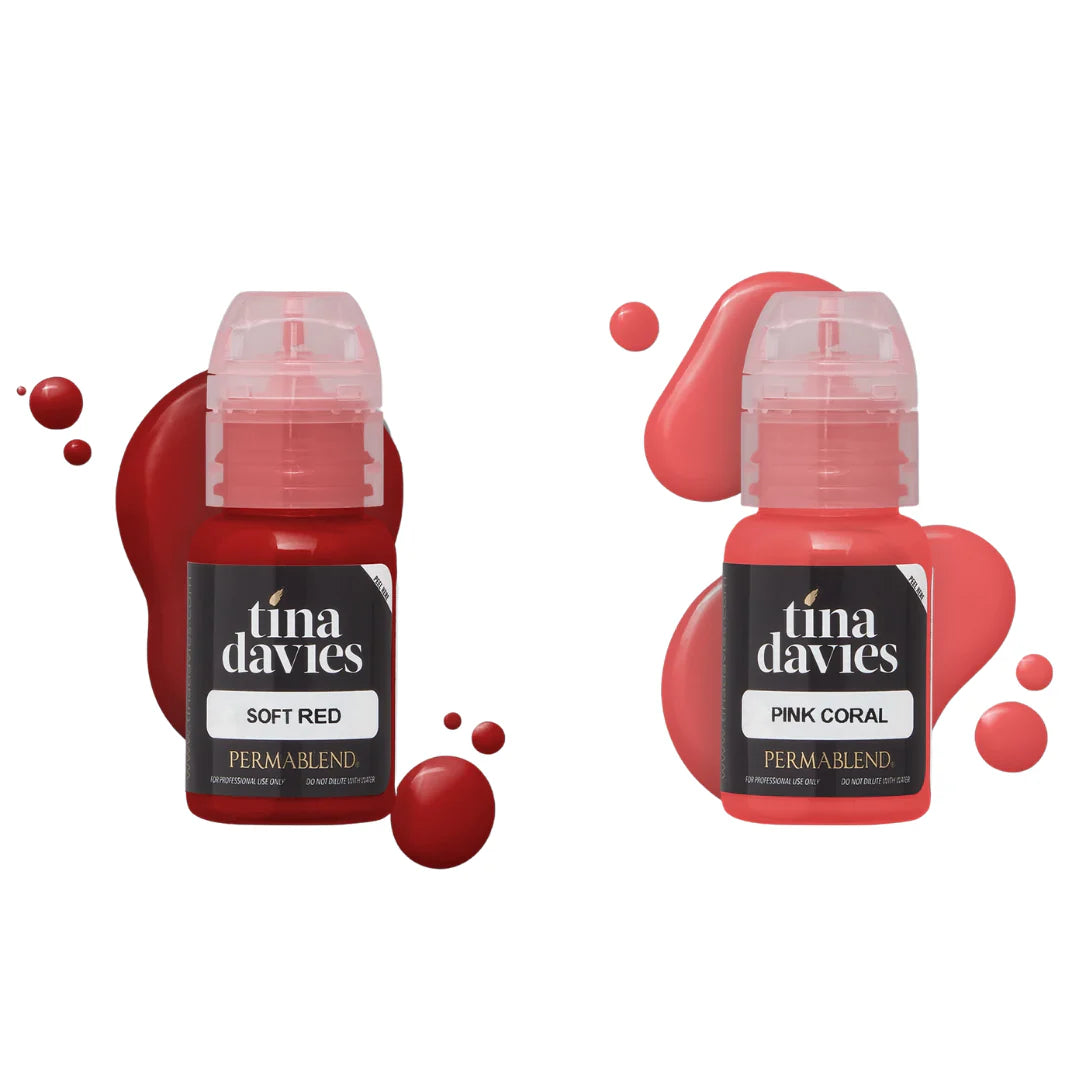 Tina Davies I Love Ink LUST - lip pigments and blush stains set
