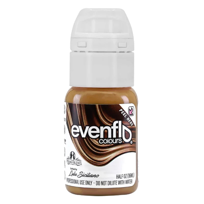 Evenflo BROW Pigments - Almond 15ml, natural golden blonde eyebrow color