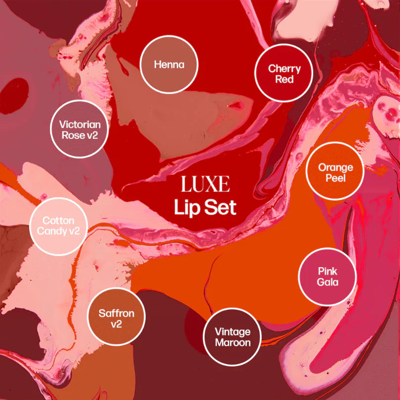 8-color Perma Blend Luxe lip pigment set - vegan and compliant
