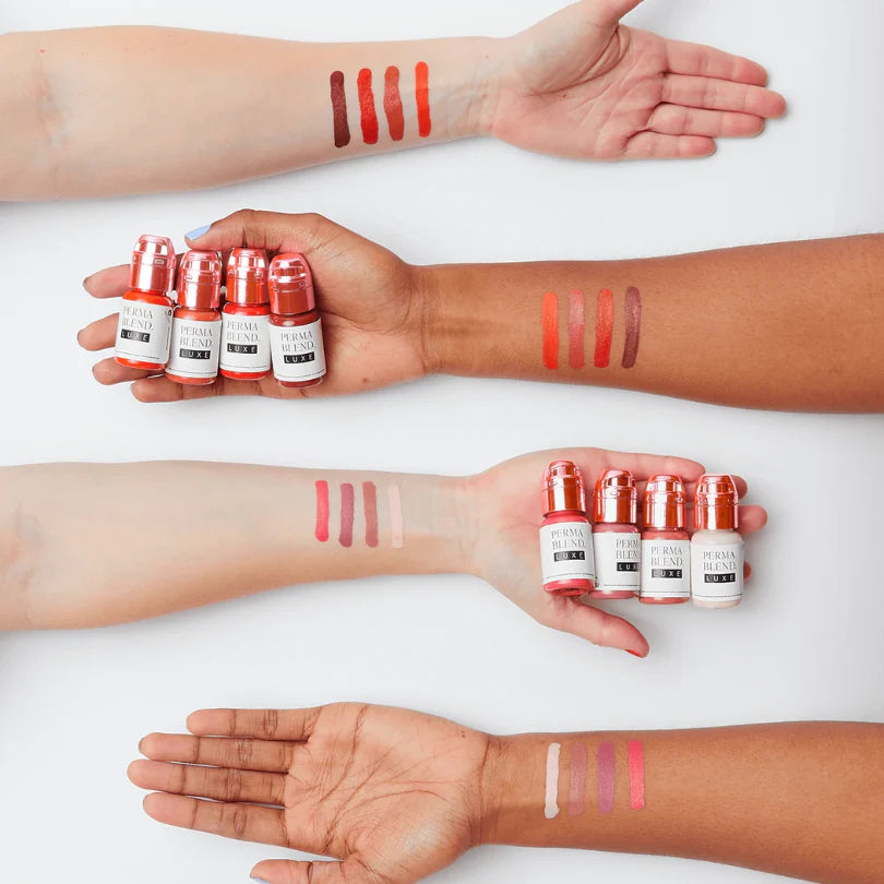 8-color Perma Blend Luxe lip pigment set - vegan and compliant