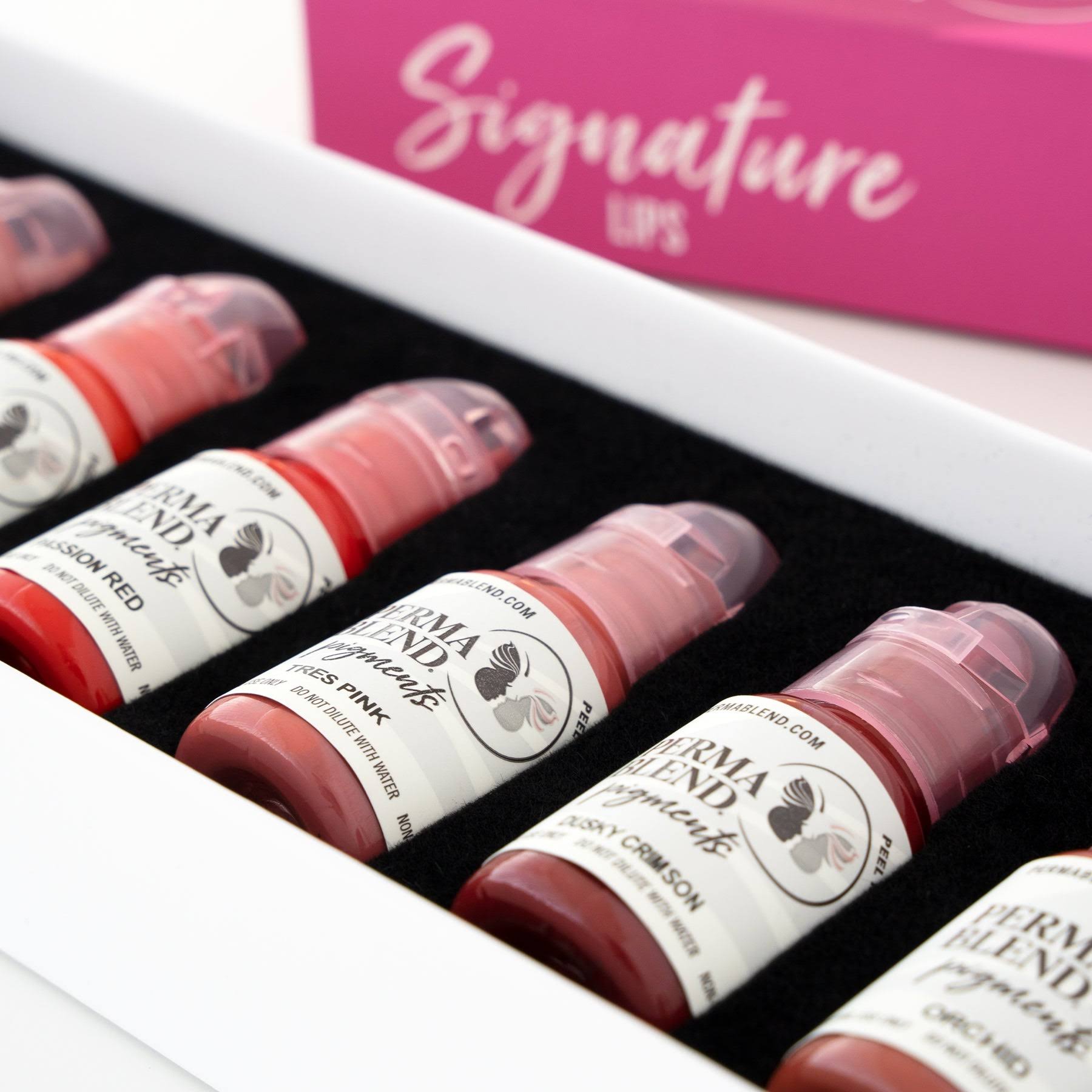 PERMA BLEND Signature Lip Box Set - 8 lip pigment shades