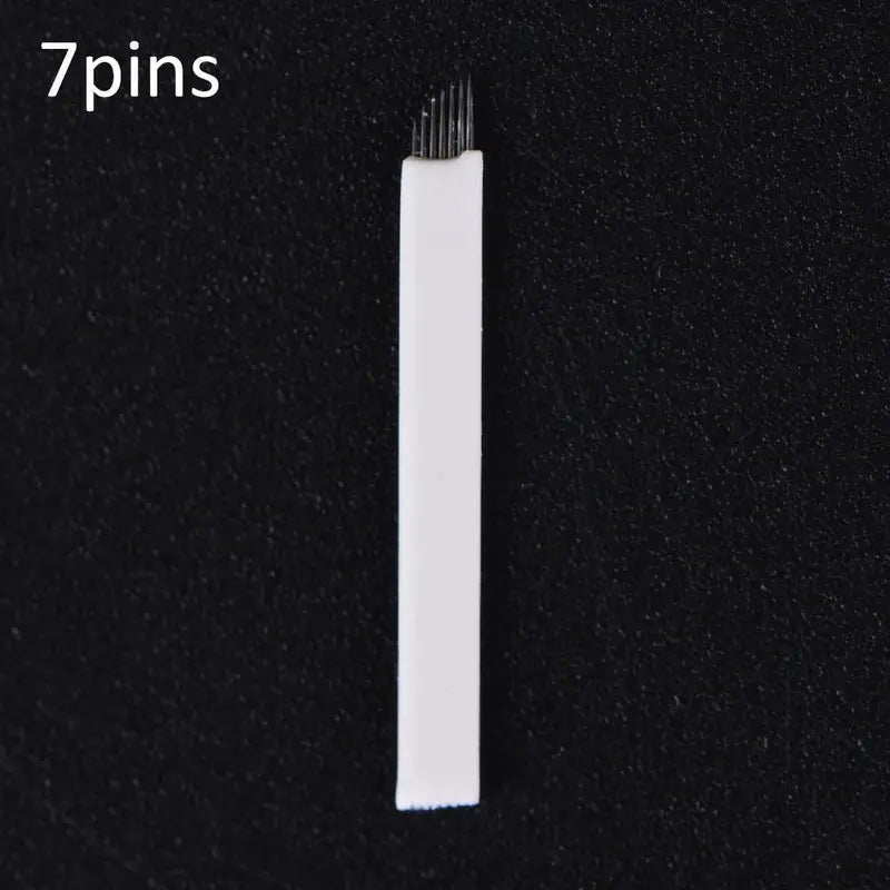 Disposable microblading blades - 7 pins, sterilized 