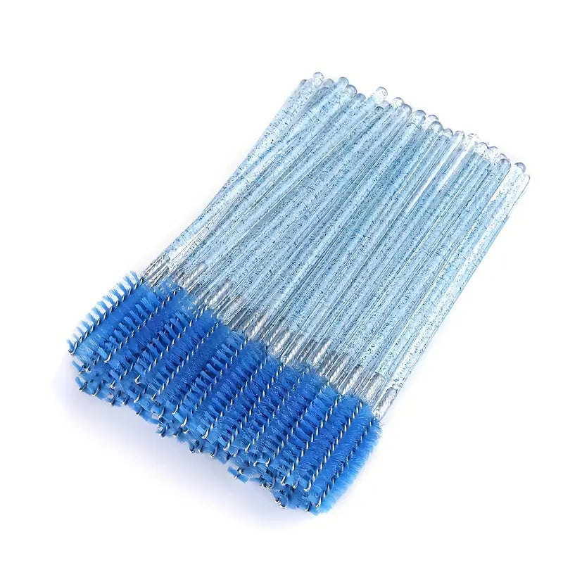 50pcs mascara wands for eyelash extensions - Blue