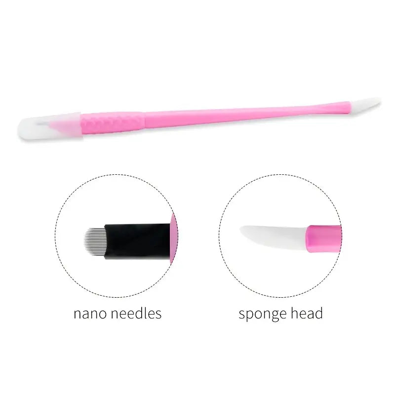 Disposable microblading hand tool 18pin 0.15mm with sterilized blades