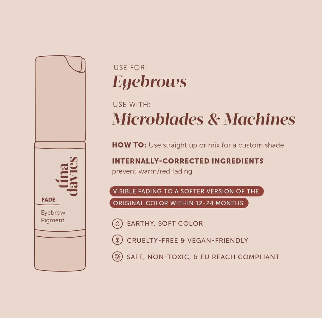  Dark Neutral Brown eyebrow pigment 15ml by Tina Davies