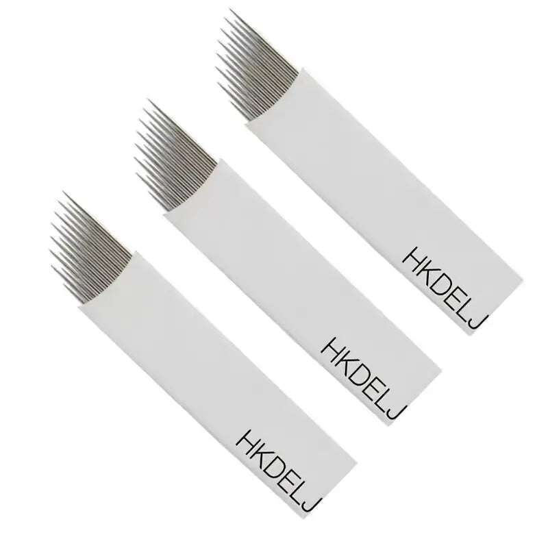High & Low Arc 14-Pin Microblades – Curved Sawtooth Design (0.2mm)