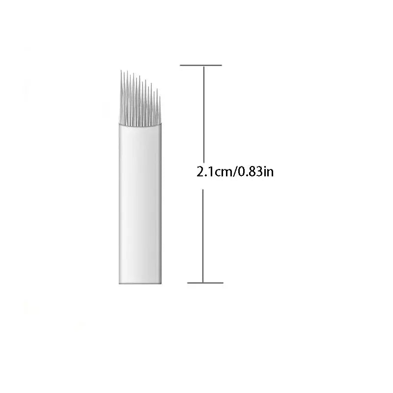 High & Low Arc 14-Pin Microblades – Curved Sawtooth Design (0.2mm)