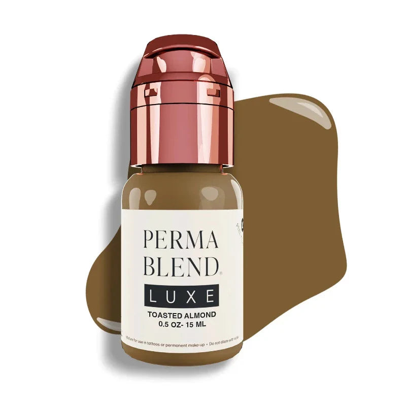 Perma Blend Luxe Toasted Almond 15ml - light brown tattoo ink