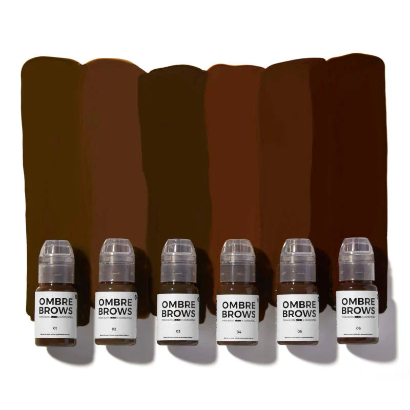 Perma Blend Luxe x Osinkowska Ombre Brows 6 Bottle Collection