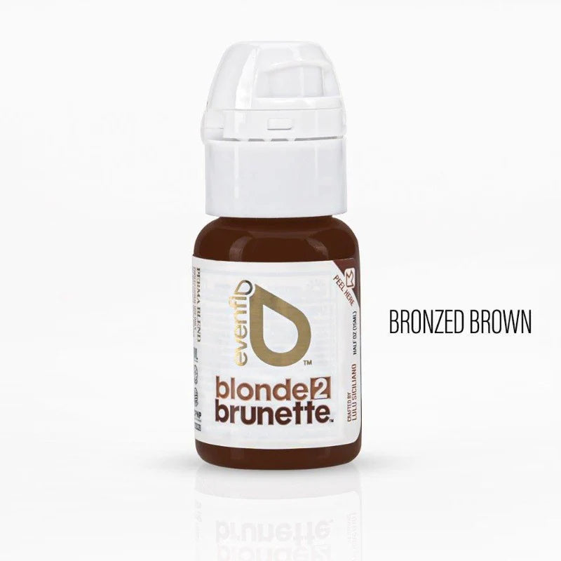 Evenflo Brow Pigments - Blonde 2 Brunette set, 15ml bottles 