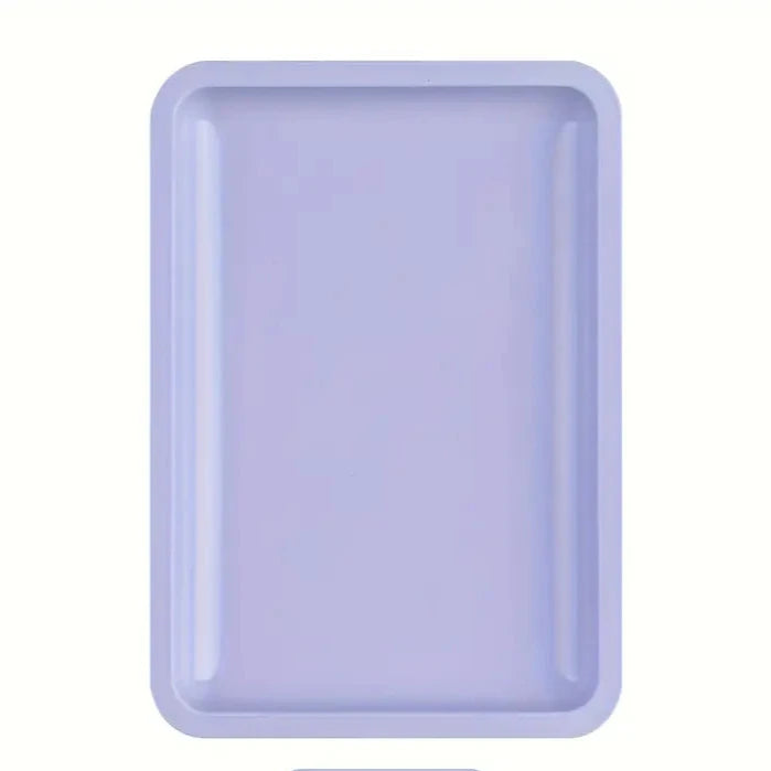 Stainless Steel Tray - Black or Purple (12.5 cm x 18 cm)