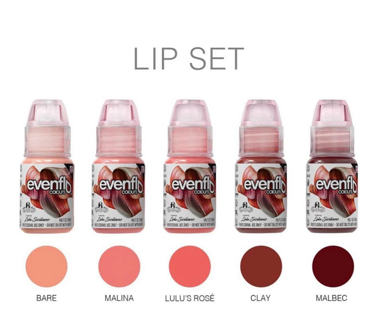 PERMA BLEND Evenflo Lip Box Set - 5 lip pigments