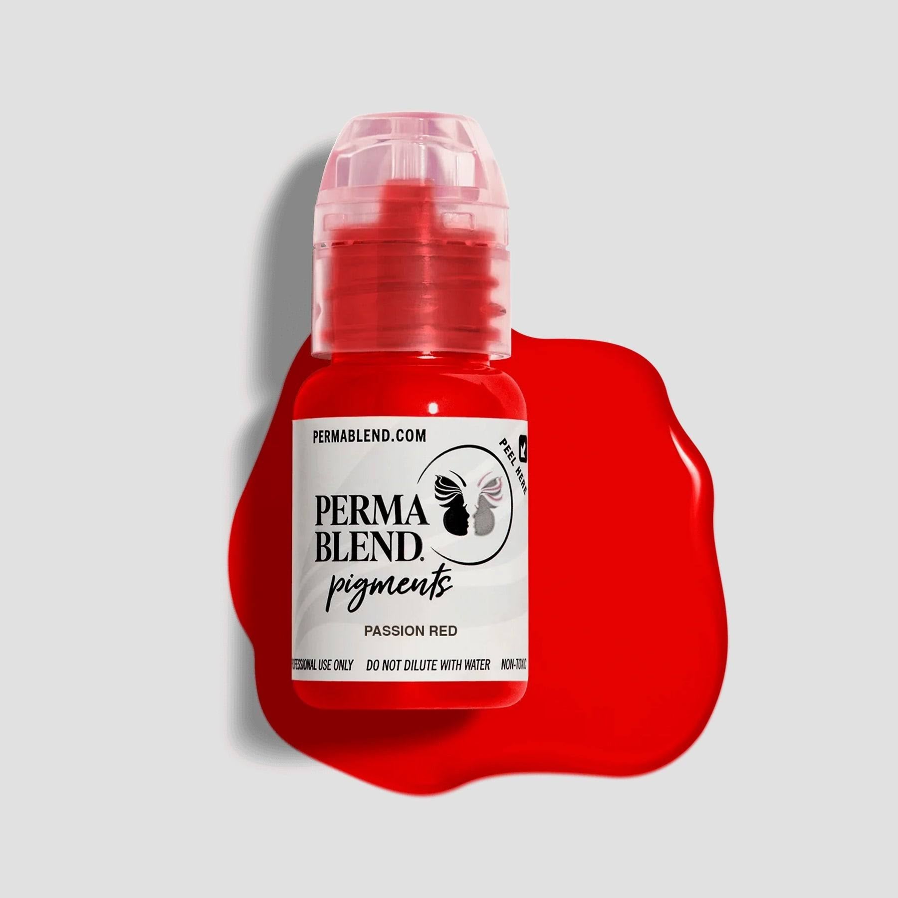 Top-selling PERMA BLEND lip pigments in 1/2oz bottles - Red