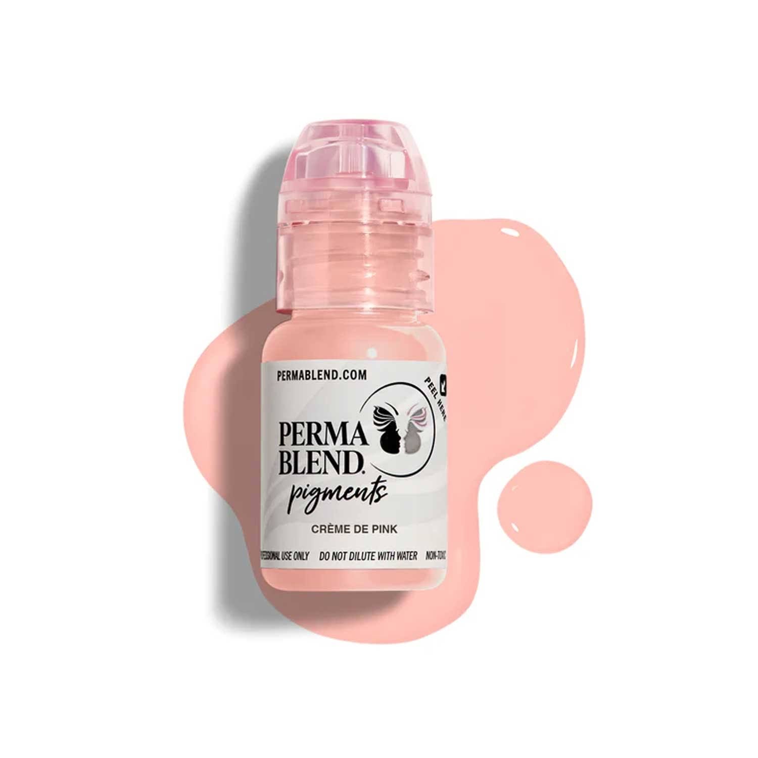 Top-selling PERMA BLEND lip pigments in 1/2oz bottles - Pink